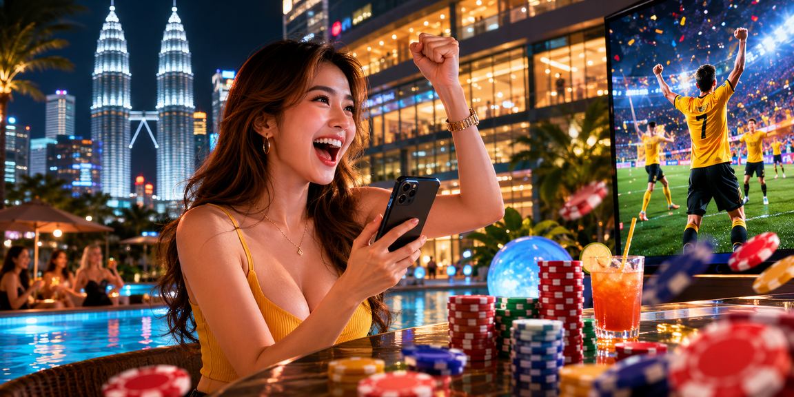 Pengguna Kuala Lumpur menyemak hasil loteri dan odds perlawanan sukan melalui platform dalam talian